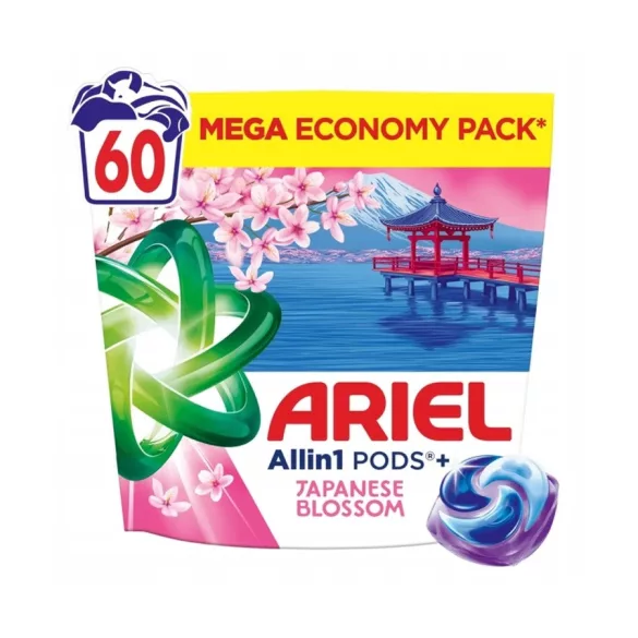 Ariel Japanese Blossom mosókapszula 60 db