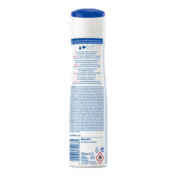 Nivea Black & White Invisible Clear dezodor spray 150 ml