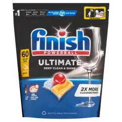 Finish Ultimate All in 1 Lemon mosogatógép-tabletta 60 db