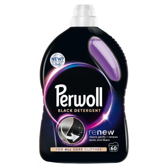 Perwoll Renew Black mosógél 3 l – 60 mosás