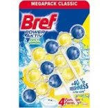 Bref Power Aktiv Juicy Lemon WC-illatosító 3 × 50 g