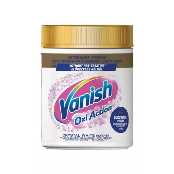 Vanish Oxi Action Crystal White folteltávolító por 970 g